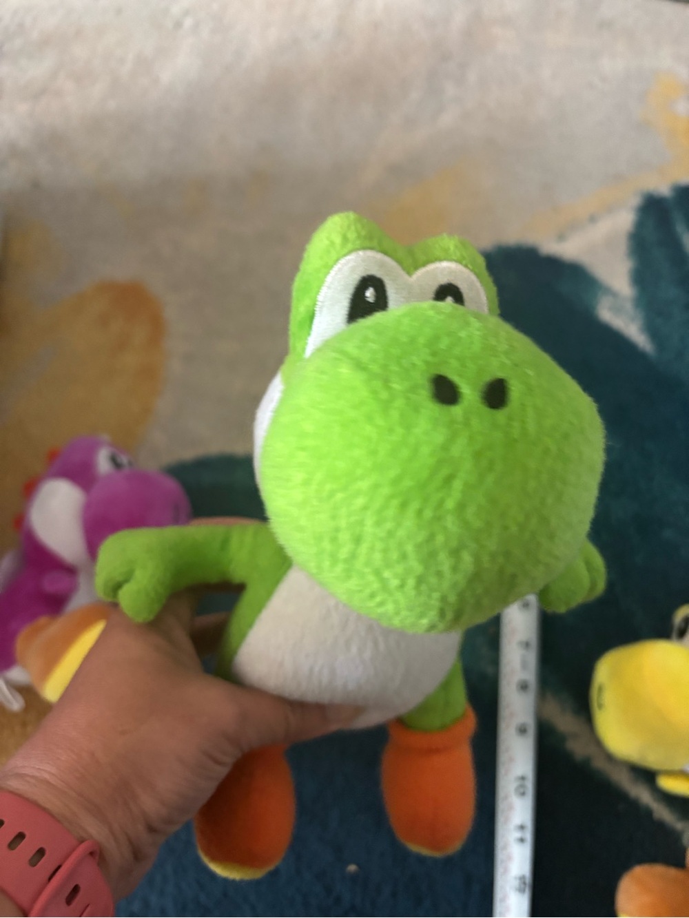 Nintendo Green Yoshi Plush with Orange Feet